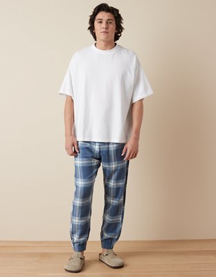 Buyaole,Pantalones Pijama Hombre,Vaqueros Forro Polar,Camiseta