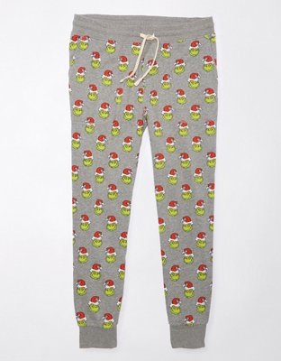 AE Grinch Fleece PJ Pant