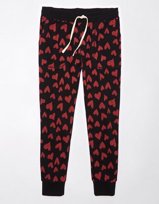 AE Snoopy Valentine Fleece PJ Pant