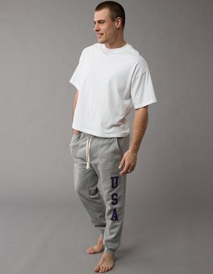 AE USA Graphic Fleece Jogger