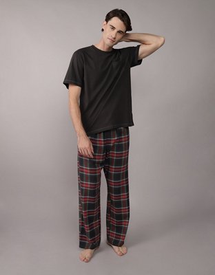 AE Tee & Flannel PJ Set