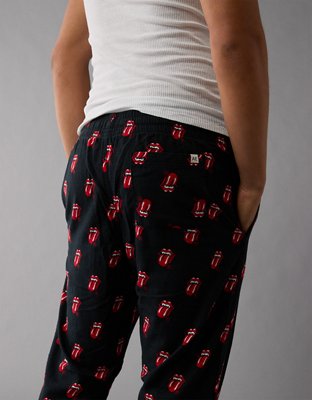 AE Rolling Stones Flannel Lounge Jogger