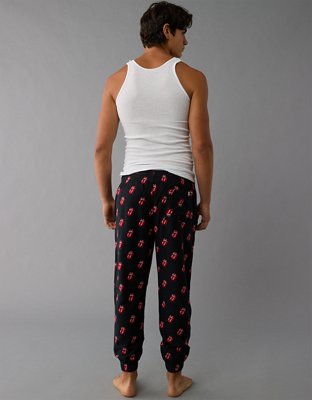 AE Rolling Stones Flannel Lounge Jogger