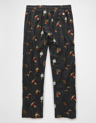 AE Grinch Flannel Lounge Pant