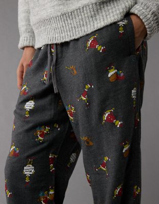 AE Grinch Flannel Lounge Pant