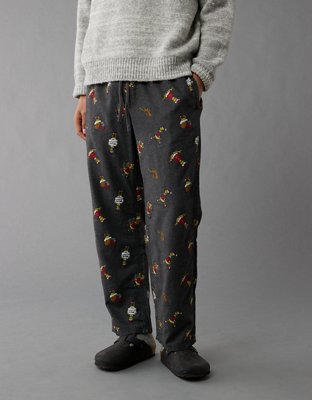 AE Grinch Flannel Lounge Pant