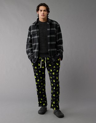 AE Grinch Flannel Lounge Pant