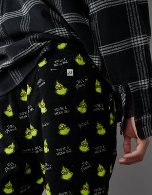 AE Grinch Flannel Lounge Pant