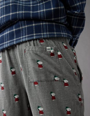 AE Snoopy Flannel Lounge Pant