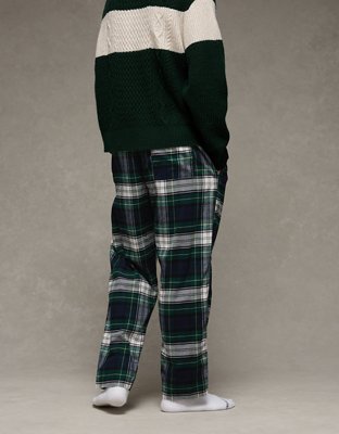 AE Pantalones de Pijama de Flannel