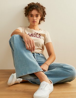 AE playera slim fit con gráfico