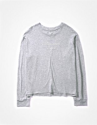 AE T-shirt Manga Larga con Gráfico