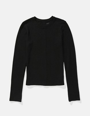 Женские топы American Eagle AE Long-Sleeve Thermal Top — фото 3