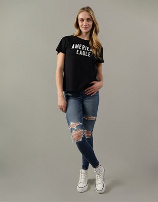 Женские футболки American Eagle AE Classic Graphic Tee