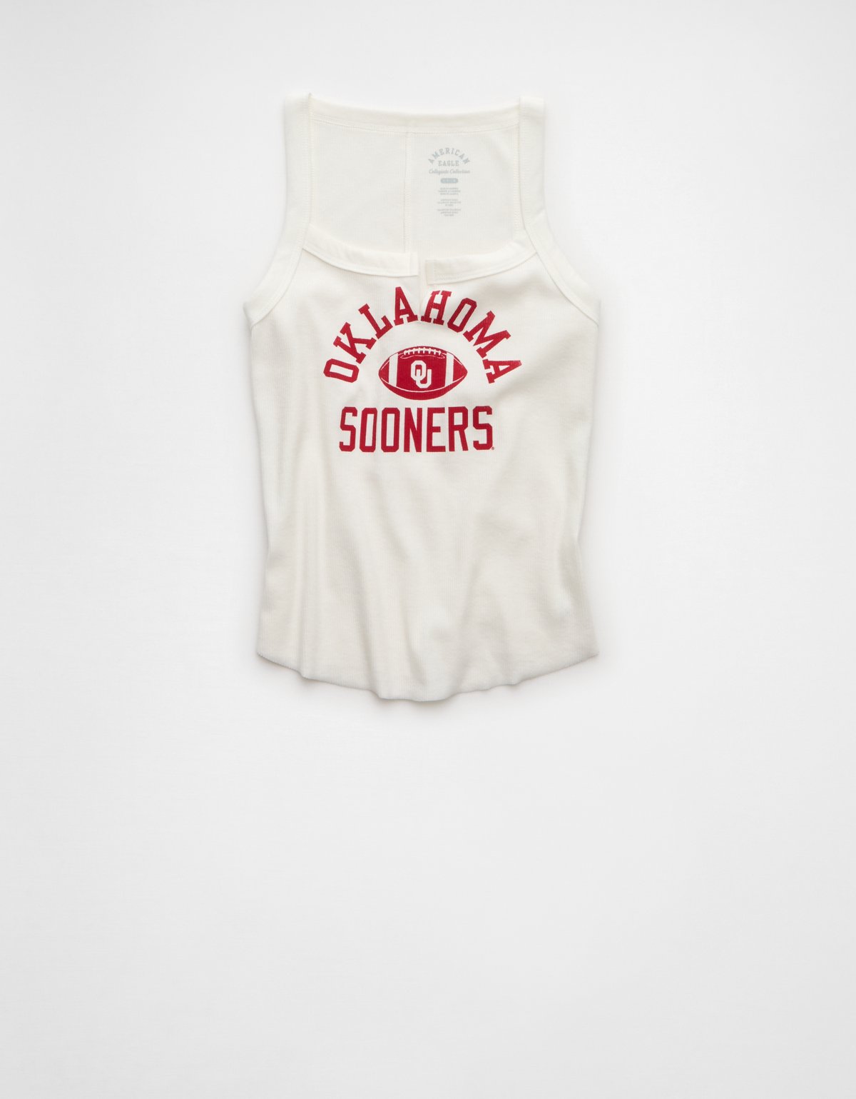 AE Oklahoma Sooners Graphic Notch Neck Tank Top - image 3