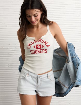 AE Oklahoma Sooners Graphic Notch Neck Tank Top