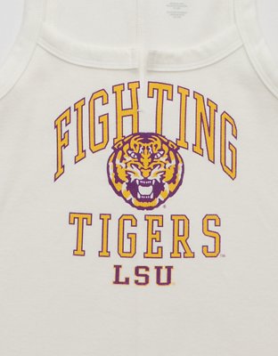 AE LSU Tigers Graphic Notch Neck Tank Top