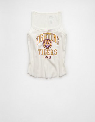 AE LSU Tigers Graphic Notch Neck Tank Top