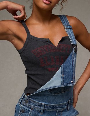 AE Alabama Crimson Tide Graphic Notch Neck Tank Top