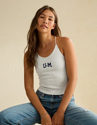 AE Michigan Wolverines Strappy-Go-Lucky Tank Top