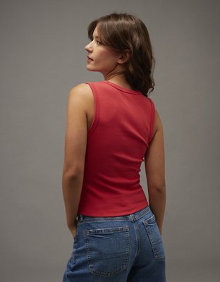 KARRY American sleeve tank レッド 日本製】 American KARRY sleeve STORE ONLINE OFFICIAL KARRY - tank