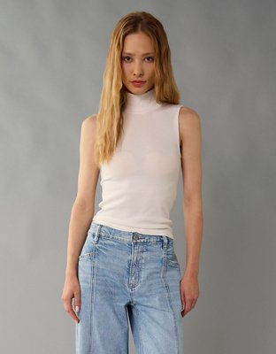 AE Butterplush Mock Neck Top