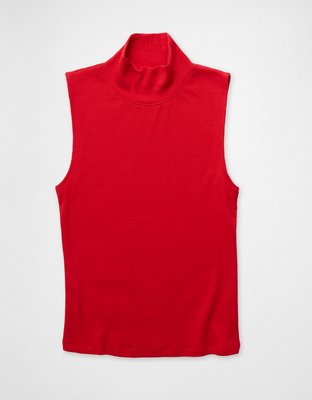 AE Butterplush Mock Neck Top