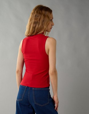 AE Butterplush Mock Neck Top