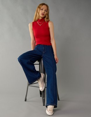 AE Butterplush Mock Neck Top