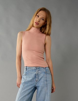 AE Butterplush Mock Neck Top