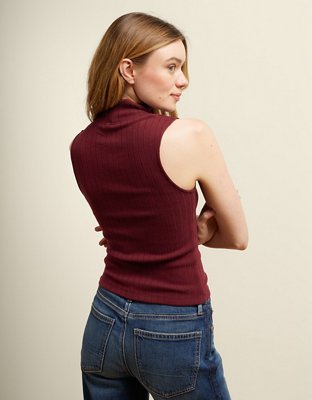 AE Cozy Mock Neck Tank Top