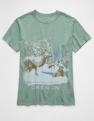 AE Oregon Holiday Graphic T-Shirt