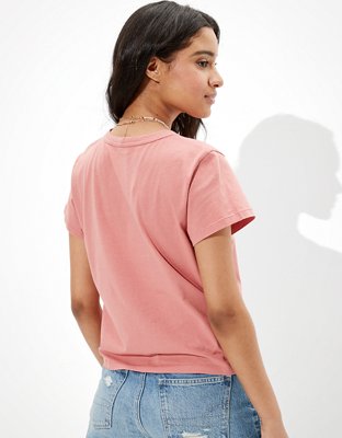 Женские футболки American Eagle AE Butterfly Graphic T-Shirt — фото 3