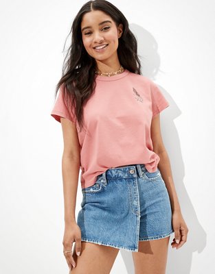 Женские футболки American Eagle AE Butterfly Graphic T-Shirt — фото 2
