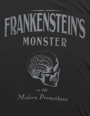 AE Oversized Halloween Graphic T-Shirt