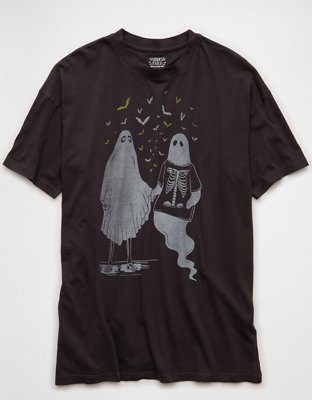 AE Oversized Halloween Graphic T-Shirt