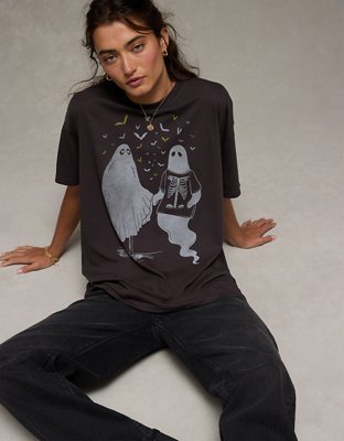 AE Oversized Halloween Graphic T-Shirt