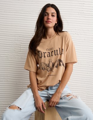 AE Oversized Halloween Graphic T-Shirt
