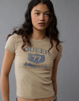 AE Pride Graphic Hey Baby Tee