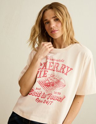 AE Boxy Americana Graphic T-Shirt | American Eagle
