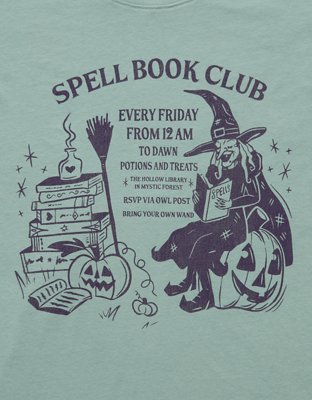 AE Oversized Halloween Graphic Tee
