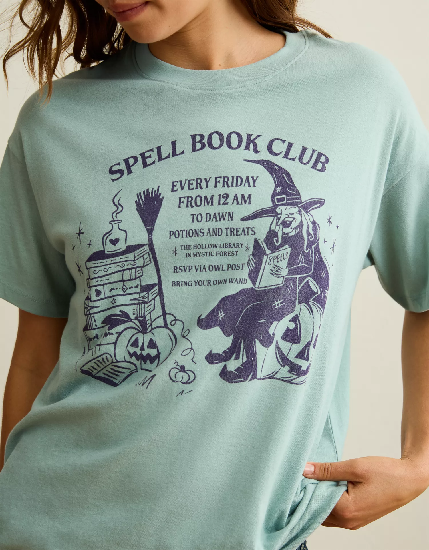 AE Oversized Halloween Graphic Tee