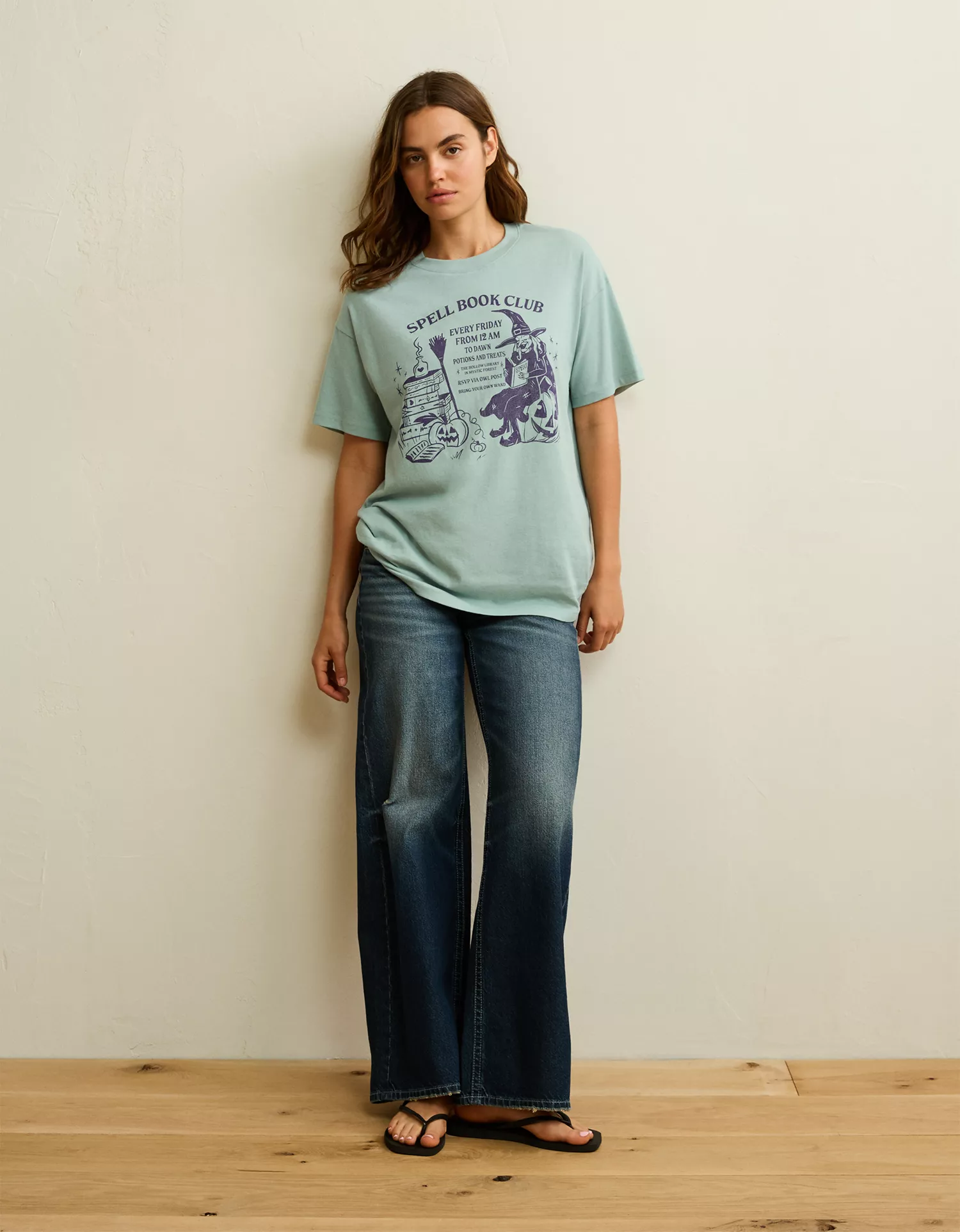 AE Oversized Halloween Graphic Tee - thumbnail 4