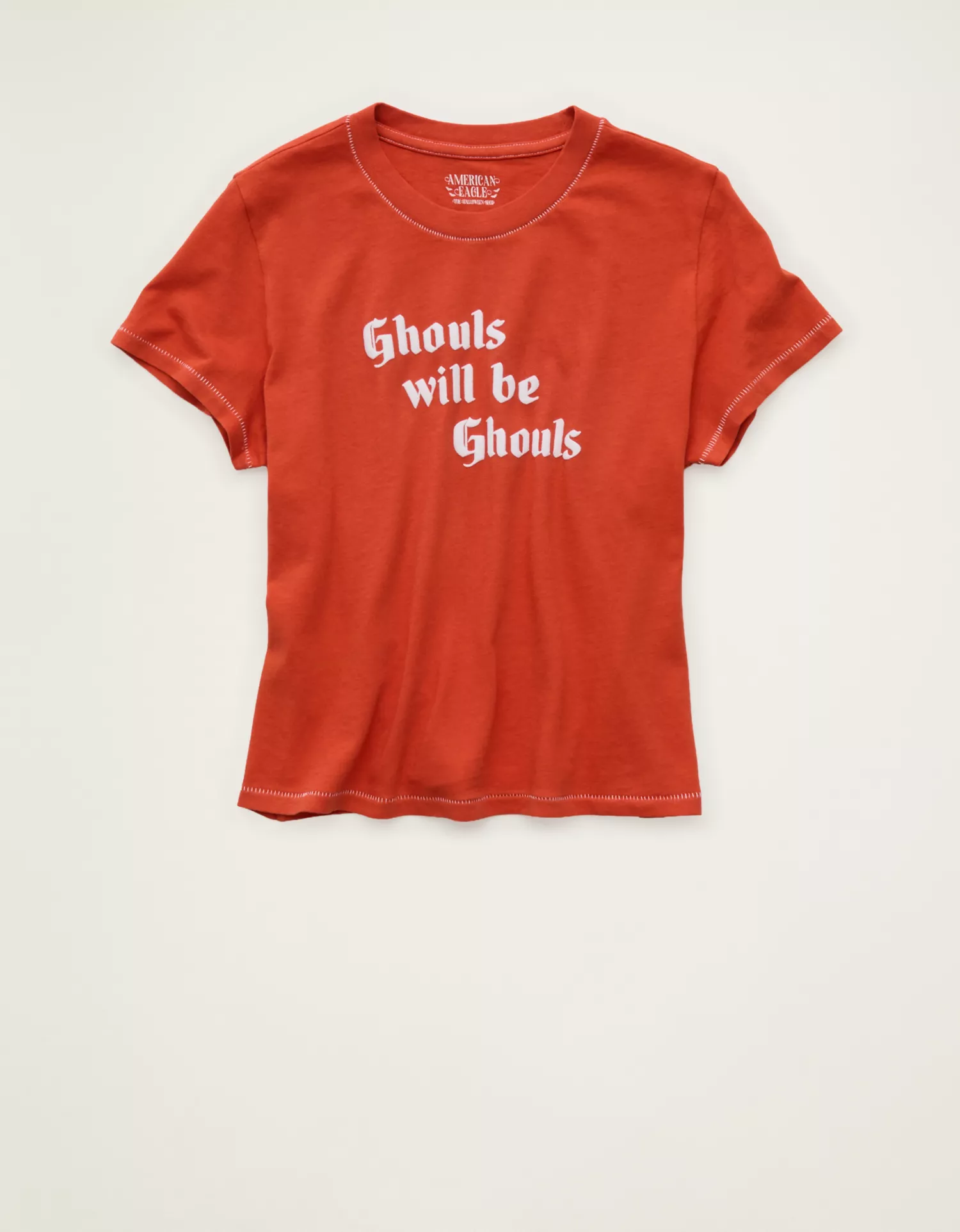 AE Halloween Graphic Shrunken T-Shirt - thumbnail 9