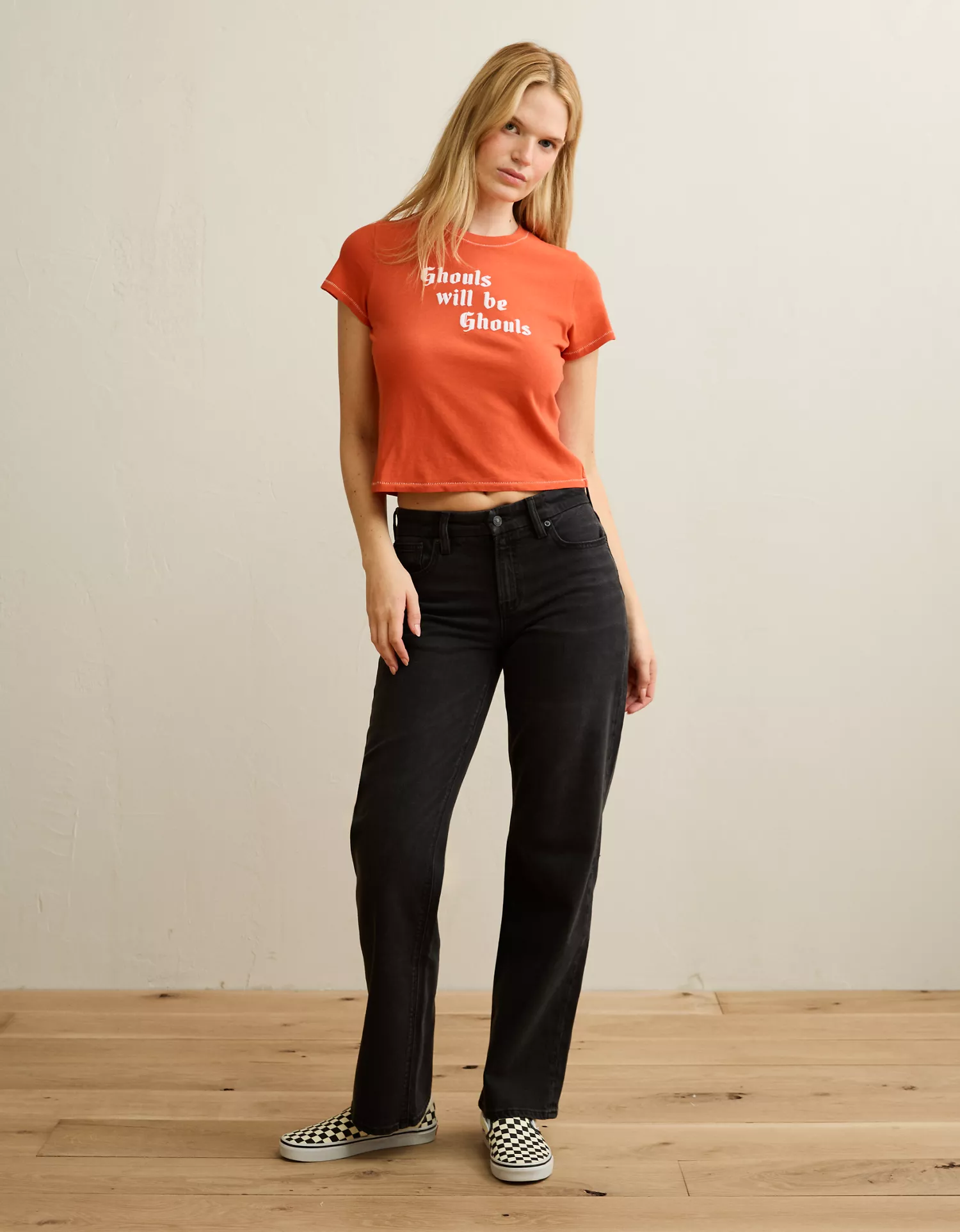 AE Halloween Graphic Shrunken T-Shirt - thumbnail 10