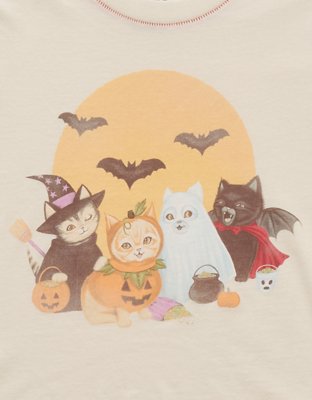 AE Halloween Graphic Shrunken T-Shirt
