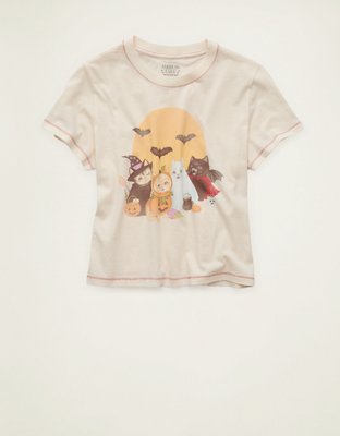 AE Halloween Graphic Shrunken T-Shirt