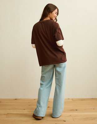 AE Oversized Holiday Graphic Tee 