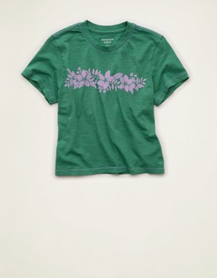 AE Surf Graphic Shrunken Tee