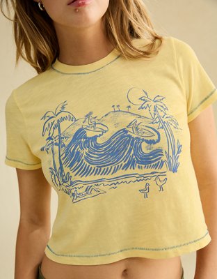 AE Surf Graphic Shrunken Tee